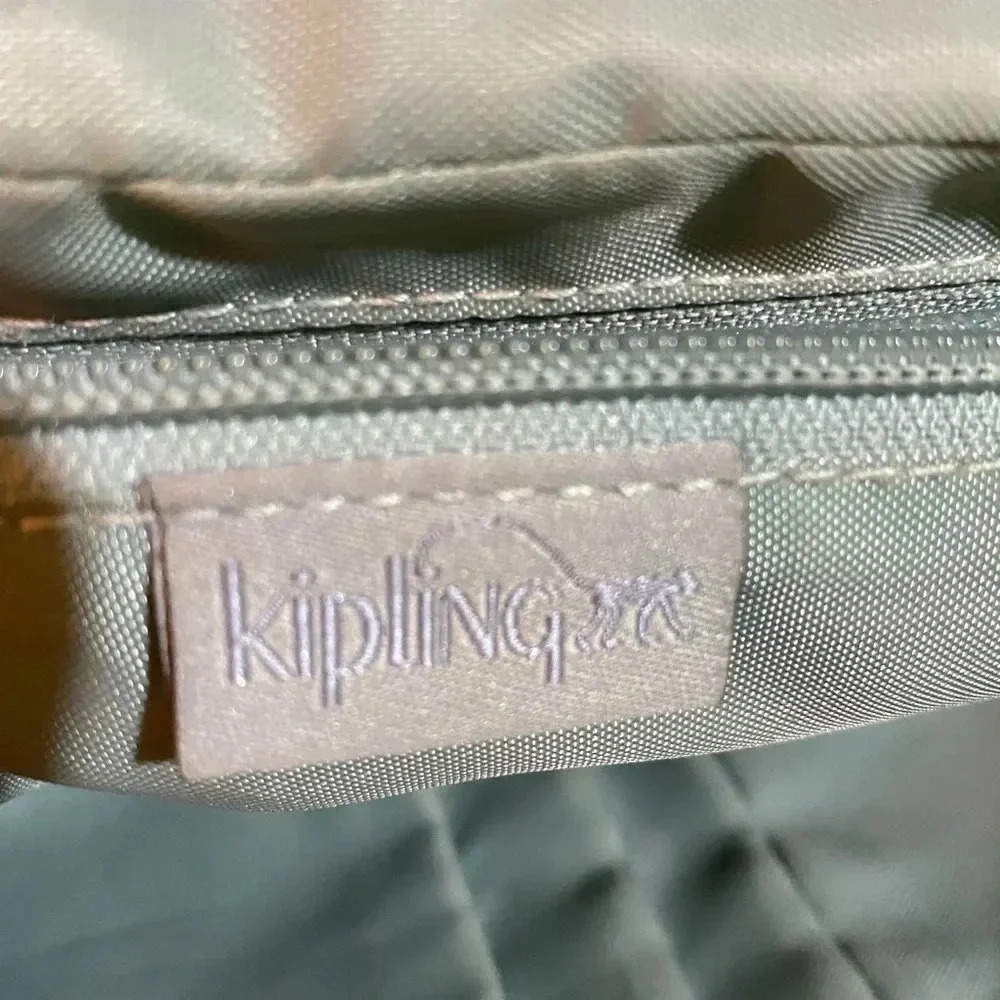 Kipling gray nylon crossbody handbag - Picture 13 of 15